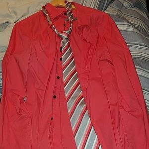 Button up and tie